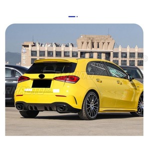 Difusor de parachoques trasero, alerón, divisor de escape, pieza de modificación para Mercedes Benz Clase A hatchback W177 2019+ - Product Image 5