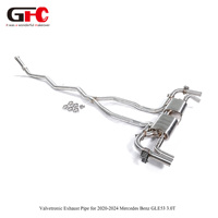 Sistema de Escape Valvetronic Catback para Mercedes-Benz GLE53 3.0T GFC 2020-2024, Silenciador para Sonido Deportivo