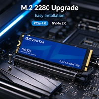 ZHITAI Ti600S M.2 2280 PCIe4.0 NVMe2.0 SSD YMTC Xtacking 4.0 QLC Internal Solid State Drive 512GB 1TB 2TB 4TB untuk Desktop Laptop