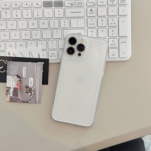 <span class=keywords><strong>Custodia</strong></span> per telefono in TPU <span class=keywords><strong>trasparente</strong></span> per <span class=keywords><strong>Apple</strong></span> per iPhone 14 12 13 15 16 tinta unita per 14promax - Product Image 6