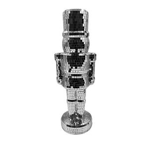 Figura Decorativa de Cascanueces de Cristal con Espejo, Estilo Disco, para Decoración Navideña del Hogar y Escritorio - Product Image 5