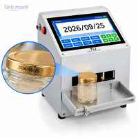 Imprimante jet d'encre de bureau 12,7 mm pour petites entreprises, impression de codes de date sur cartons, bouteilles, sacs, pochettes, machine de codage d'étiquettes
