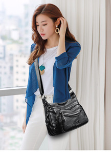 New High Quality Women Messenger Bags for Women Pu Leather Handbags Crossbody Bags Ladies Designer Shoulder Bags <b>Tote</b> Top-handle - Product Image 5