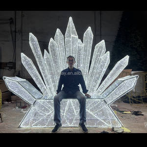 ไฟประดับบัลลังก์แช่แข็งสำหรับสวนภูมิทัศน์กลางแจ้งคริสต์มาสขนาดยักษ์ - Product Image 1