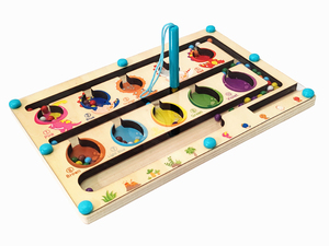 Tablero de Rompecabezas de Madera con Números y Colores, Juguete Educativo Montessori para el Desarrollo de la Motricidad Fina para Niños y Niñas, con Certificación CE - Product Image 3