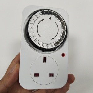 24 Heures Programmable Minuterie Mécanique Relais Type UK <span class=keywords><strong>Prise</strong></span> Minuterie <span class=keywords><strong>Prise</strong></span> 220V 240V 50Hz 13A - Product Image 6