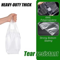 Grands sacs autoclavables en polypropylène de 6 mil pour substrat de champignons, sacs de culture de champignons avec patch filtrant respirant de 0,2 micron