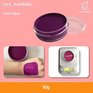 สีเพ้นท์หน้าสำหรับเด็ก น้ำหนักสุทธิ 90 กรัม ปลอดสารพิษ ละลายน้ำได้ ล้างออกได้ ใช้เพ้นท์ร่างกายสำหรับเด็กและผู้ใหญ่ อุปกรณ์เพ้นท์ตัวสำหรับการแสดงบนเวที - Product Image 5
