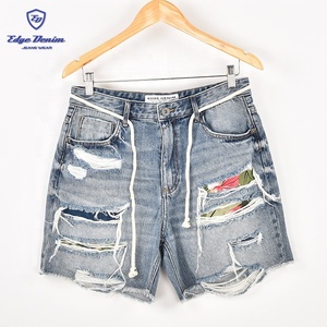 OEM/ODM nuovi pantaloncini da <span class=keywords><strong>uomo</strong></span> <span class=keywords><strong>Jeans</strong></span> strappati Vintage lavati azzurri da <span class=keywords><strong>uomo</strong></span> <span class=keywords><strong>Jeans</strong></span> <span class=keywords><strong>corti</strong></span> estivi con presa - Product Image 1