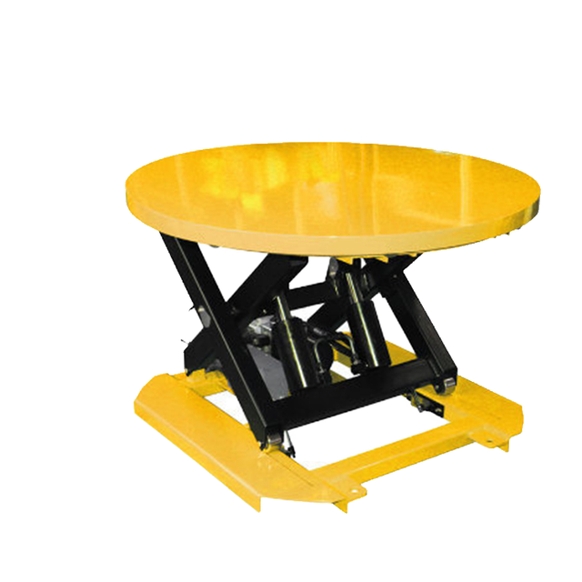 SINOLIFT ESP Series Stationary Electric Rotating Round Lift Table With Single Scissor