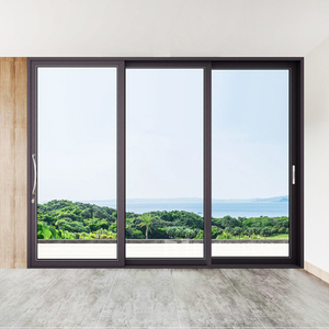 Portes coulissantes en verre et aluminium de qualité supérieure DERCHI, <span class=keywords><strong>porte</strong></span> coulissante de patio, portes modernes pour maisons, intérieur - Product Image 4