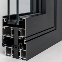 Ventana Abatible de Aluminio con Rotura de Puente Térmico para Edificios Comerciales