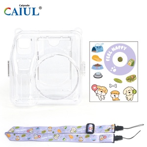 Sac Housse Transparent Protecteur Durable et Résistant aux Rayures/Chutes pour Appareil <span class=keywords><strong>Photo</strong></span> <span class=keywords><strong>Instax</strong></span> <span class=keywords><strong>Mini</strong></span> SE avec Rangement de Photos et Bandoulière - Product Image 3