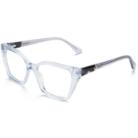 Elan Optical YB8512 Monture de lunettes rectangulaire de haute qualité pour femmes, monture intégrale en acétate avec métal, livraison rapide
