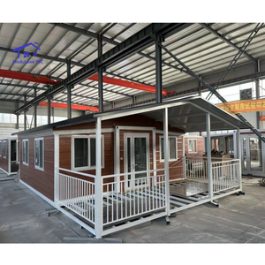 ที่ใส่ของในบ้านเคลื่อนที่แบบ20FT เหล็ก + แผงแซนวิชกันเฮอร์ริเคนกันเสียงฉนวนสีที่กำหนดเอง - Product Image 2