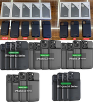 Nouveau Top classement offres Portable Rechargeable sans fil PowerBank coque de téléphone pour iPhone toutes les séries pince arrière accessoire de téléphone portable