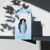 Scatola in Cartone per Cosmetici con Inserto in Spugna, Stampa a Rilievo per Prodotti Skincare, Crema Viso, Detergente Viso, Rossetto