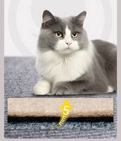 Tapis à gratter pour chat durable, robuste, luxueux, écologique, auto-adhésif, résistant à l'usure, antidérapant, multi-usages
