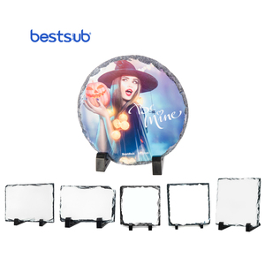 BestSub, venta al por mayor, sublimación 3D personalizada, recuerdo en blanco, Foto de <span class=keywords><strong>roca</strong></span> conmemorativa personalizada, pizarra para regalos de decoración del hogar - Product Image 4