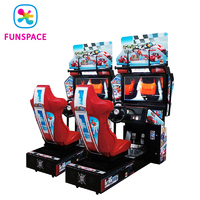 Simulateur de course automobile, machine de jeu d'arcade à monnayeur, équipement de divertissement intérieur pour aire de jeux