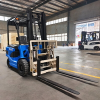 Chariot élévateur électrique complet pour entrepôt, 1 tonne, 2 tonnes, 3 tonnes, 4 tonnes, 5 tonnes, hauteur de levage 3m, 4m, 5m, chariot élévateur électrique assis à vendre