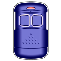 JUHUI - Control Remoto de 4 Botones con Logotipo Personalizado, de Plástico y Metal, Resistente al Agua, 433/315MHz, Código Fijo y Variable, para Cerradura de Puerta de Entrada, Alcance de 80-100M