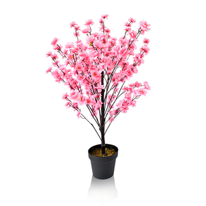 Árbol de Melocotón Artificial de 3/4/5 Pies, Planta de Melocotón Artificial en Maceta, Sin Mantenimiento, Decoración <span class=keywords><strong>para</strong></span> Hogar, Hotel u Oficina - Product Image 1