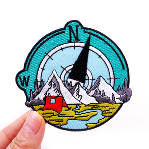 Custom Logo Sew on Garment Embroidered Clothing <strong>Patches</strong> Self Adhesive Applique <strong>Iron</strong> on Free Designer Embroidery <strong>Patch</strong> - Product Image 4