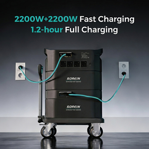 Generador Solar Sorein de 3000W y 2KWh con Batería, para Campismo y Viajes al Aire Libre, Estación de Energía Portátil de 3Kw/2Kw - Product Image 5