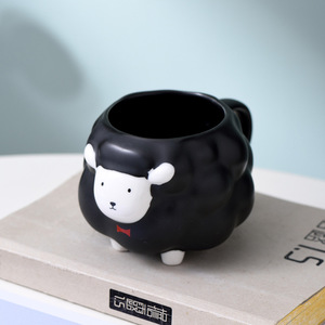 Taza de Oveja Adorable Resistente <span class=keywords><strong>a</strong></span> Altas Temperaturas, Apta para Microondas, con Asa, para Beber en Casa, para el <span class=keywords><strong>Desayuno</strong></span>, Regalo de <span class=keywords><strong>Cumpleaños</strong></span> para Niñas - Product Image 6