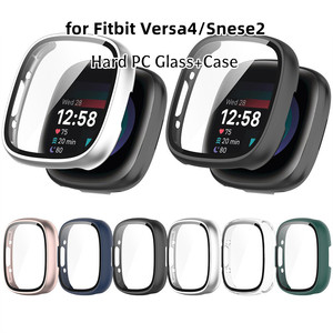 Protecteur d'écran pour <span class=keywords><strong>montre</strong></span> <span class=keywords><strong>Fitbit</strong></span> Versa 4, étui de protection en polycarbonate rigide pour <span class=keywords><strong>Fitbit</strong></span> Sense 2 - Product Image 6