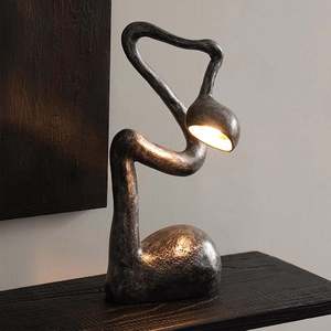 Vintage Table Lamp E27 LED Flexible Art Sculpture <b>Lighting</b> For Living Room Entryway <b>Decor</b> - Product Image 4