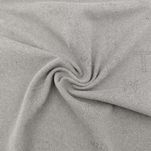 Thiết kế mới 100% polyester <span class=keywords><strong>dty</strong></span> Spandex dralon đan một bên chải vải với Emboss cho hàng may mặc - Product Image 4