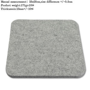 Professional Wool Ironing Mat 100% New Zealand Wool Heat-Resistant for Clothing 25x25cm - Product Image 6