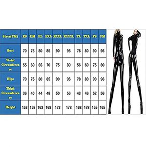 <span class=keywords><strong>Combinaison</strong></span> <span class=keywords><strong>Intégrale</strong></span> en <span class=keywords><strong>Latex</strong></span> Sexy pour <span class=keywords><strong>Femme</strong></span>, Manches Longues, Fermeture Éclair, Brillante, Costume Adulte Érotique, Bodysuit de Cosplay - Product Image 6