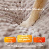 Lit chaud mignon pour animaux de compagnie pour chiens et chats lit pour chien à fond antidérapant imperméable vente en gros du fabricant