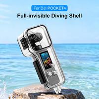 Boîtier étanche PULUZ pour DJI Osmo Pocket 4, coque de protection transparente pour plongée sous-marine pour caméra stabilisée