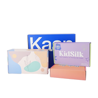 Kotak Kemasan Kertas Desain Premium DIY Kustom, Bahan Daur Ulang untuk Kemasan Merek