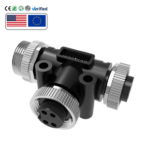 7/8 <span class=keywords><strong>splitter</strong></span> 4-pin Thông tư cảm biến không thấm nước công nghiệp cắm ổ cắm nam nữ nối bảng điều chỉnh IP67 cho điện hàn cáp - Product Image 1