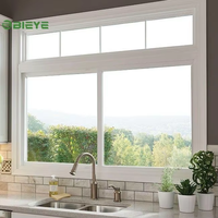 Fenêtres coulissantes en PVC au design moderne, sécurisées, pour une maison plus sûre, fenêtres de balcon coulissantes en PVC