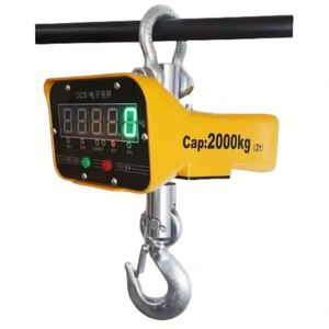 Balance de grue électronique robuste de 2 tonnes, prix usine, avec crochet pour une maintenance facile et un travail de pesage suspendu pratique - Product Image 3