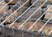 Cage de gabion soudée personnalisée Filet de clôture gabin paysage