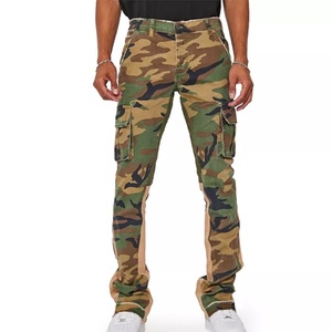 Pantalones Vaqueros Casuales de Camuflaje para Hombre, con Bolsillos Tipo Cargo, Jeans Apilados Personalizados, Venta Directa de Fábrica - Product Image 6