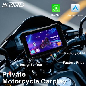 Pantalla de 5 Pulgadas para Motocicleta a Buen Precio, Impermeable IPX8, con Navegación BT, Carplay y Pantalla IPS de Alto Brillo - Product Image 2