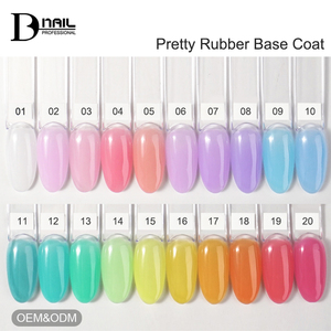 Base de Goma Bonita 2026: Nuevo Gel Base de Goma al por Mayor, Libre de HEMA, Suministros para <span class=keywords><strong>Uñas</strong></span> OEM, Revestimiento Corrector Curable Elástico - Product Image 2