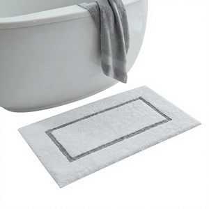 2026 High Quality Wholesale Custom Bath <b>Mat</b> Quick Dry Designer Bath <b>Mats</b> Cotton with Machine Made Technics for <b>Bathrooms</b> By ITHL - Product Image 1