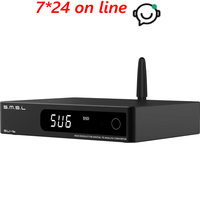 Décodeur GOB-049 SMSL SU-6 ES9038Q2M OPA1612*4 32Bit/768kHz DSD512 BT 5.0 SU6 Mini DAC audio de bureau avec télécommande