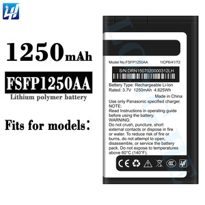 Batería de Repuesto Original de Alta Calidad FSFP1250AA de 1250 mAh para <span class=keywords><strong>Panasonic</strong></span> - Product Image 2
