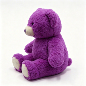 Oso de peluche morado, oso de peluche violeta, juguete de oso morado esponjoso, oso de peluche de color sólido, decoración estética morada - Product Image 6