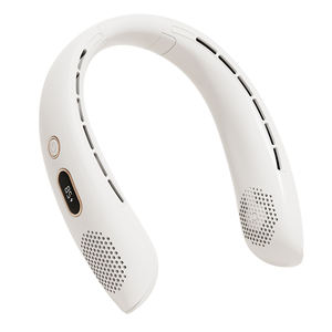 Ventilador de Cuello Manos Libres, Superventas de Verano, 2400mAh, Portátil, Recargable por USB, Enfriamiento de 360 Grados, Ventilador Personal - Product Image 1